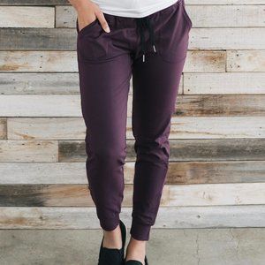 Zyia Plum Unwind Joggers (XL)